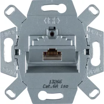 Hager G3139 RJ45 Cat.6 θωρακισμένη υποδοχή δεδομένων για κανάλι ποδιάς