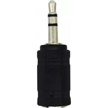 LogiLink CA1102 Προσαρμογέας στερεοφωνικού headset 3,5mm αρσενικό σε 2,5mm θηλυκό μαύρο
