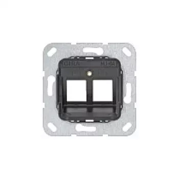 Gira Support Ring 560400 για Modular Jack 4, 2-πλό, ανθρακί
