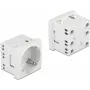 Delock Easy 45 Πρίζα Type F με Shutter, Λευκό RAL 9003, 16 A, 250 V, συσκευασία 10 τεμ. 81324