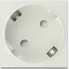 Delock Easy 45 Πρίζα Type F με Shutter, Λευκό RAL 9003, 16 A, 250 V, συσκευασία 10 τεμ. 81324