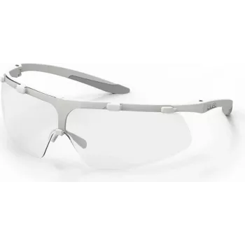 Uvex Super Fit ETC 9178 προστατευτικά γυαλιά με αντιθαμβωτική και UV προστασία, διαφανής φακός, ανθρακί/μπλε σκελετός 9178415