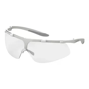Uvex Super Fit ETC 9178 προστατευτικά γυαλιά με αντιθαμβωτική και UV προστασία, διαφανής φακός, ανθρακί/μπλε σκελετός 9178415