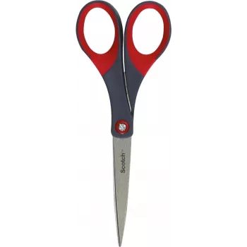 3M Scotch Precision ψαλίδι 180 mm κόκκινο/γκρι μυτερό ανοξείδωτο Comfort Grip (1447)