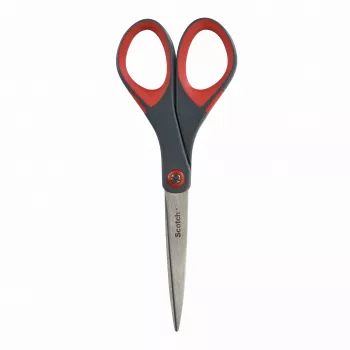 3M Scotch Precision ψαλίδι 180 mm κόκκινο/γκρι μυτερό ανοξείδωτο Comfort Grip (1447)