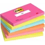 3M Post-it Notes 655-6-POP, 127 x 76 mm, Powerpink, 100 φύλλα, επανατοποθετούμενες