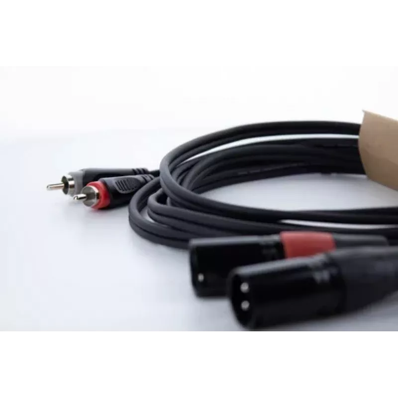Cordial EU 6 MC καλώδιο XLR σε RCA 6 m μαύρο 14850