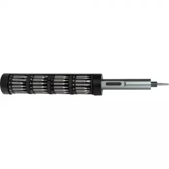 JOY-IT S2-SET-Drehmoment σετ επαναφορτιζόμενων κατσαβιδιών ακριβείας με ροπή και LED φωτισμό εργασίας, 24 μύτες χάλυβα S2, μαγνητικό κουτί αποθήκευσης