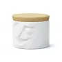FIFTYEIGHT PRODUCTS BHS FIFTYEIGHT Γυάλινο βάζο 900ml Cheerful White (T023101)