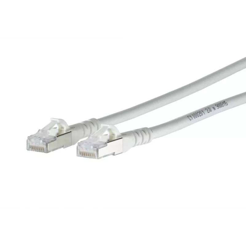 METZ CONNECT 1308450388-E Cat6a S/FTP Καλώδιο δικτύου patch, RJ45, 0,3 m, Λευκό
