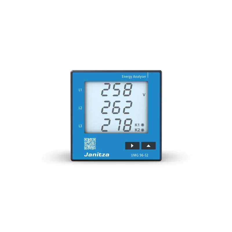 Janitza UMG 96-S2 Backlight 90-265V Μετρητής ενέργειας 5234002