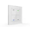 MDT BE-GTL4TW.01 Glass Switch II Light 4 κουμπιών Λευκό