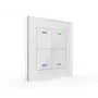 MDT BE-GTL4TW.01 Glass Switch II Light 4 κουμπιών Λευκό