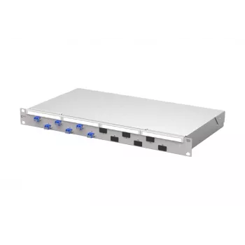 METZ CONNECT VIK 6xLC-Duplex OS2 Μονότροπο μονάδα οπτικών ινών, 12 ίνες, PC-Politur, Ανοιχτό γκρι 1504507406-F