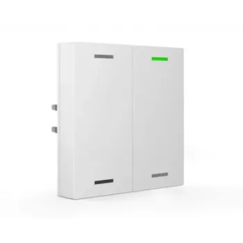 MDT BE-TAL63T2.01 KNX Αισθητήρας αφής Light 63, 2-πλός, RGBW, Αισθητήρας θερμοκρασίας, Studio Λευκό Γυαλιστερό
