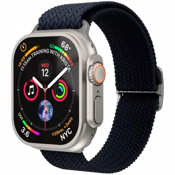 VONMÄHLEN Woven Loop για Apple Watch 44/45/49mm, Navy