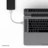 Flexline Καλώδιο φόρτισης και συγχρονισμού USB, USB-A σε USB-C, 2.0, ABS, Λευκό, 0,5m (FL31-13040)