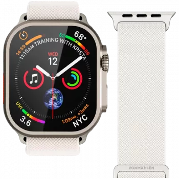 VONMÄHLEN Classic Nylon Loop 44, 45, 46, 49mm Ένα μέγεθος, Creme