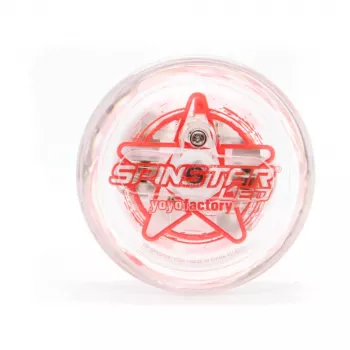 YoYoFactory Spinstar Yo-Yo που λάμπει στο σκοτάδι κόκκινο για αρχάριους έως προχωρημένους