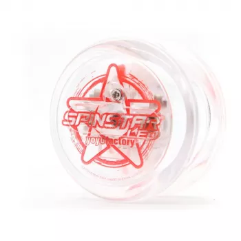 YoYoFactory Spinstar Yo-Yo που λάμπει στο σκοτάδι κόκκινο για αρχάριους έως προχωρημένους