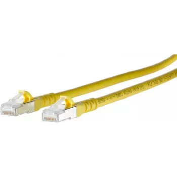 METZ CONNECT 1308450377-E Cat6a S/FTP Καλώδιο patch, Κίτρινο, 0,3 m