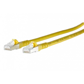 METZ CONNECT 1308450377-E Cat6a S/FTP Καλώδιο patch, Κίτρινο, 0,3 m