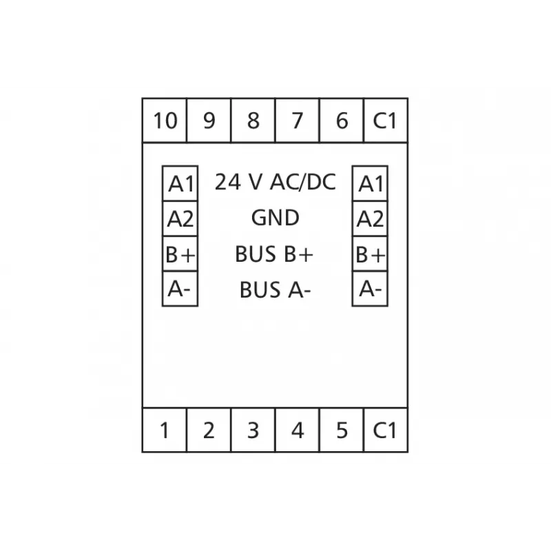 Metz 110831131970 MR-F-DI10 Modbus RTU Ψηφιακή μονάδα εισόδου