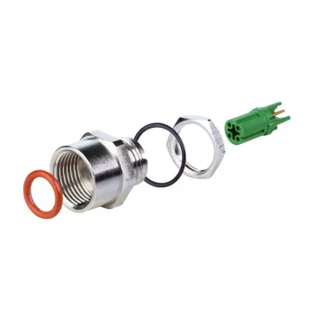METZ CONNECT MMT361A115-0001 Υποδοχή θηλυκή M12 5 ακίδων κωδικοποίηση A σύνδεση βίδας Σύνδεσμος επιτόπιας συναρμολόγησης, ευθύς, IP67, Χάλυβας