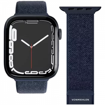 VONMÄHLEN Fitness Loop 2 Λουράκι smartwatch για θήκη 44mm, 45mm, 46mm, 49mm, Ένα μέγεθος, Μπλε ναυτικό