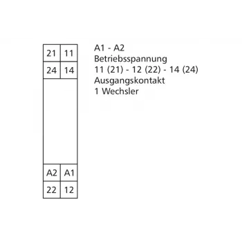 METZ Connect RM21 Μικροσκοπικό ρελέ ισχύος 24 V AC 1 εναλλαγή 16 A PCB 11051110