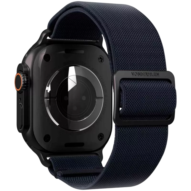 VONMÄHLEN Classic Nylon Loop για Apple Watch 40/41/42 mm, One Size, Navy Black