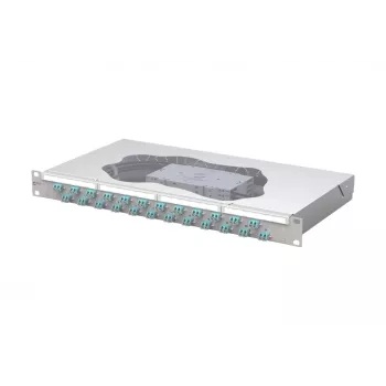 METZ CONNECT Patch panel συγκόλλησης 24xLC-Duplex OM3 1U 19 ιντσών 1504557724-E