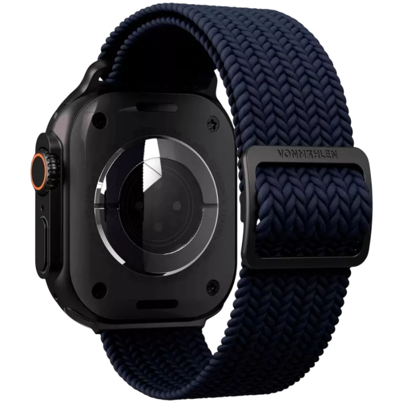 VONMÄHLEN Woven Loop για Apple Watch 44/45/46/49mm, Navy Black
