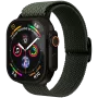 VONMÄHLEN Woven Loop για Apple Watch 44/45/46/49mm, Olive Black