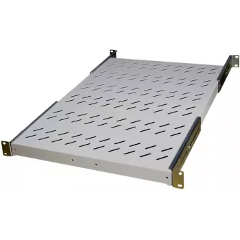 IT-BUDGET Βάση 19 ιντσών σταθερή για rack, αντοχή 150 kg, βάθος 650 mm, Ανοιχτό γκρι 90ITB19FBX650G