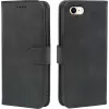 AIMOYU Premium Θήκη flip wallet δερμάτινη για iPhone SE (2022/2020), iPhone 8/7 - Μαύρο