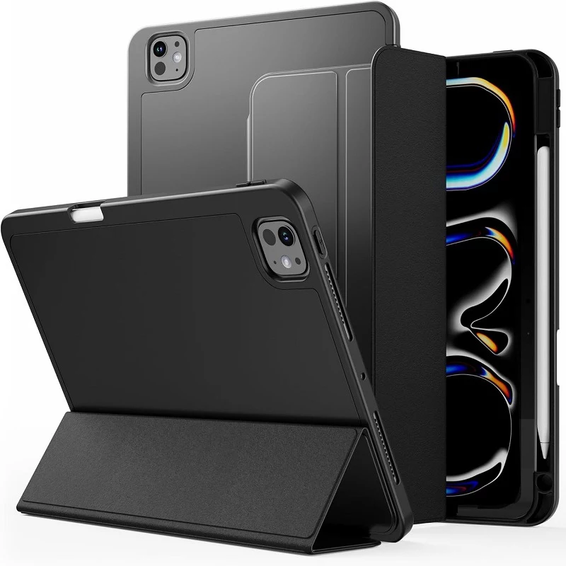 MRDISC Θήκη flip cover για Apple iPad Pro M4 – Μαύρο TPU MG-FLIPIPADPM4