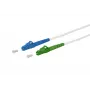 METZ CONNECT 151P7JOJA20E Καλώδιο patch οπτικών ινών LC-S/LC-S APC OS2 singlemode, 2 m, λευκό, LSZH