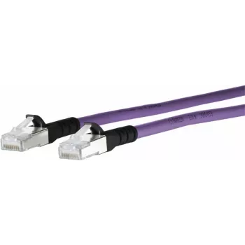 METZ CONNECT 1308451009-E Καλώδιο δικτύου Cat6a S/FTP, 1 m, μωβ