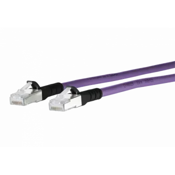 METZ CONNECT 1308451009-E Καλώδιο δικτύου Cat6a S/FTP, 1 m, μωβ