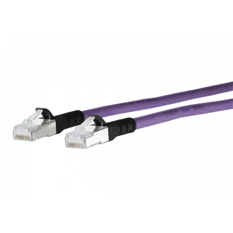 METZ CONNECT 1308451009-E Καλώδιο δικτύου Cat6a S/FTP, 1 m, μωβ