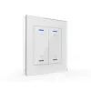 MDT BE-GTL20W.A1 Γυάλινος διακόπτης II Light 2-πλός RGB-W λευκός περσίδα/ρολό