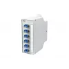 METZ OpDAT REGpro Μονάδα συγκόλλησης 6xLC-Duplex OS2 καθαρό λευκό RAL 9010 15024A97406-E