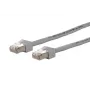 METZ CONNECT BTR 13084V0533-E Cat.6 S/FTP Καλώδιο patch RJ45, 0,5m, Γκρι 13084U0533-E