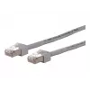 METZ CONNECT BTR 13084V0533-E Cat.6 S/FTP Καλώδιο patch RJ45, 0,5m, Γκρι 13084U0533-E