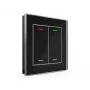 MDT Glass Push-button II Light 2πλό RGBW Μαύρο BE-GTL20S.01S
