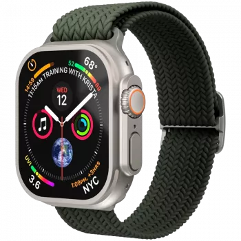 VONMÄHLEN Υφασμάτινο Loop για Apple Watch 40/41/42mm, Ελιά