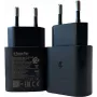 PowerRay PR-TA800EBE 18W USB-C PD Φορτιστής τοίχου, EU 2-Pin, Μαύρο, Bulk