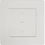 PowerRay PR-SCS-01 WiFi Touch Smart Διακόπτης ρολού, Πλαίσιο γυαλιού Λευκό