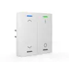 MDT BE-TAL55T2.C1 KNX Διακόπτης Light 55 2 απλών RGB-W Αισθητήρας θερμοκρασίας Καθαρό λευκό γυαλιστερό